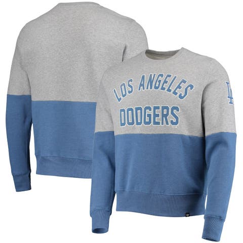 Los Angeles Dodgers Mens Stitches Brand Pullover Sweatshirt Royal Crew Neck