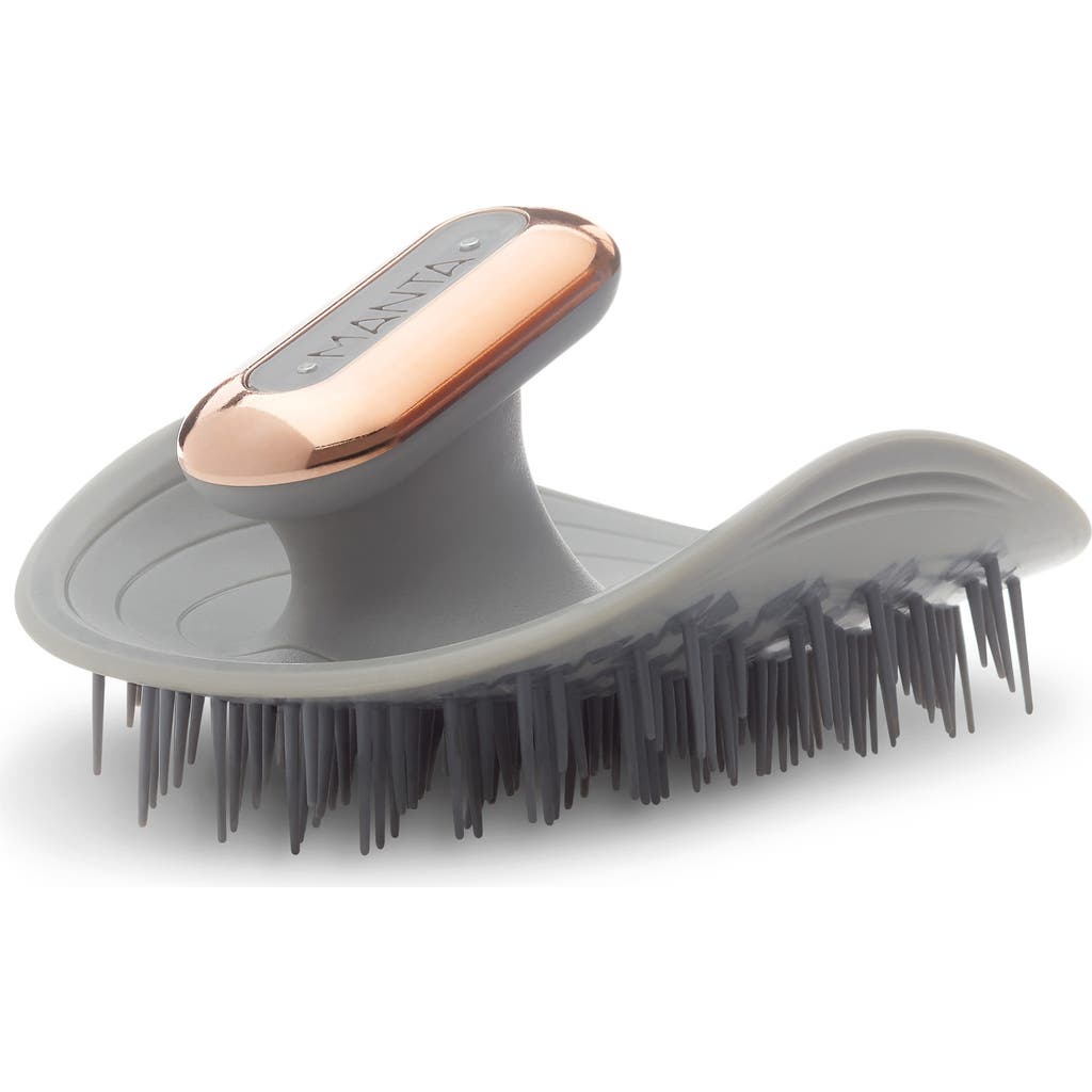 Manta Pulse Hair Brush In Grey