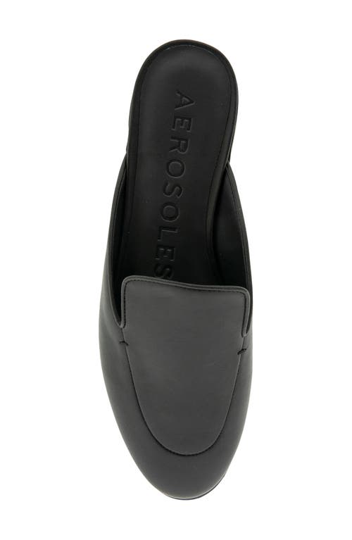 Shop Aerosoles Wilda Mule In Black Leather