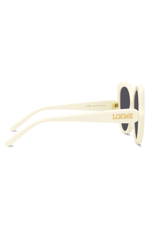 LOEWE LOEWE THIN 55MM GEOMETRIC SUNGLASSES 