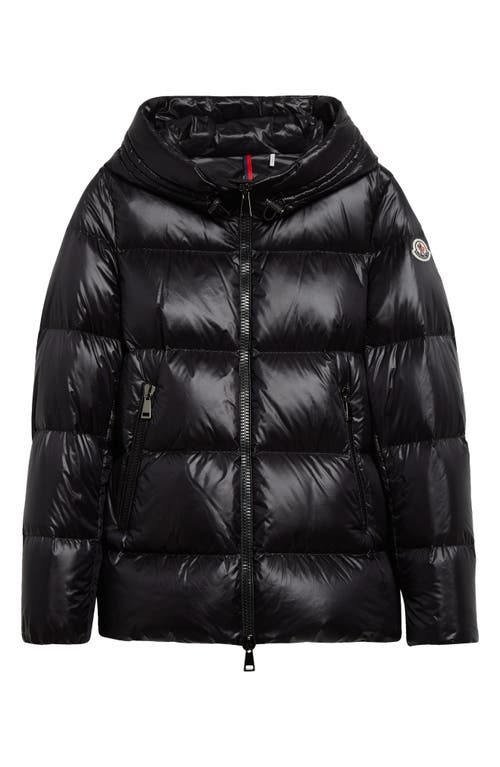 Shop Moncler Seritte Down Parka In Black