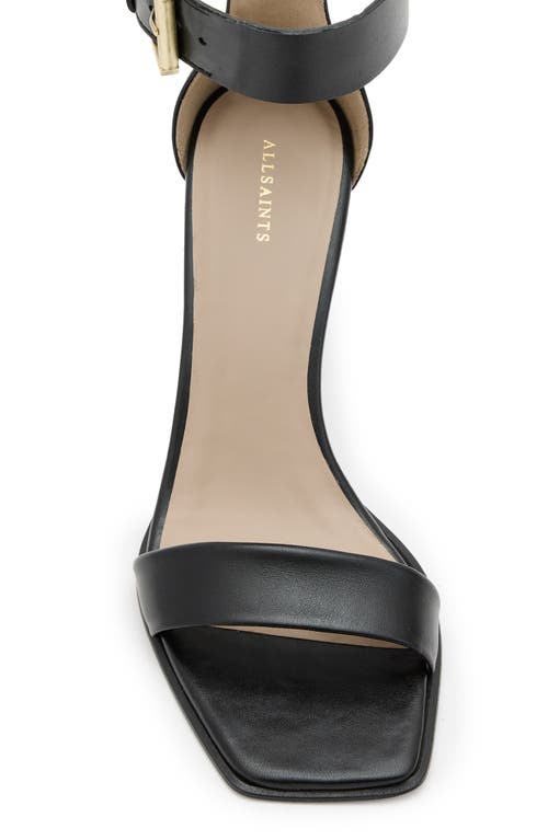 Shop Allsaints Noir Ankle Strap Sandal In Black