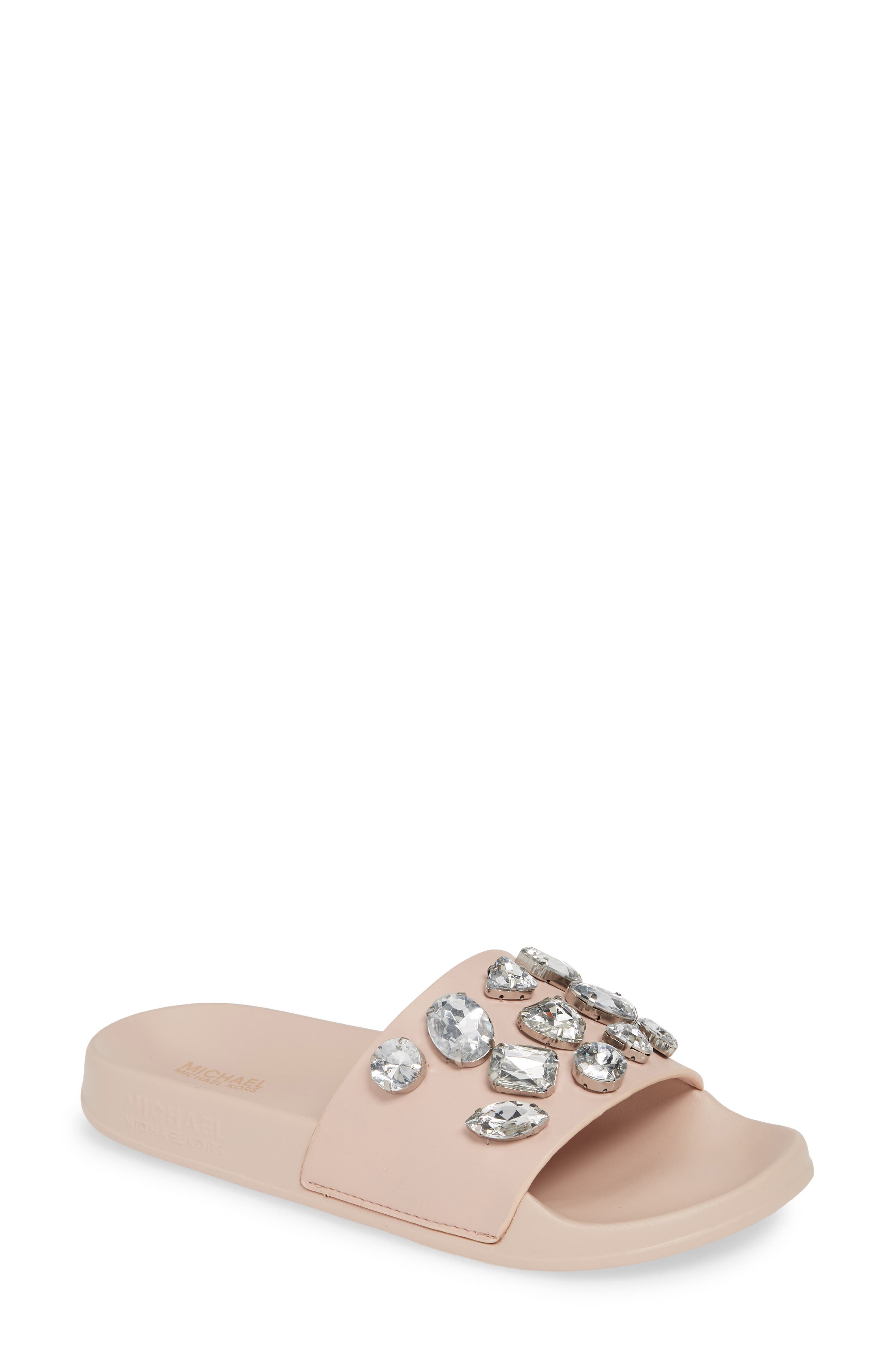Michael Michael Kors Gilmore Slide Sandal, Pink