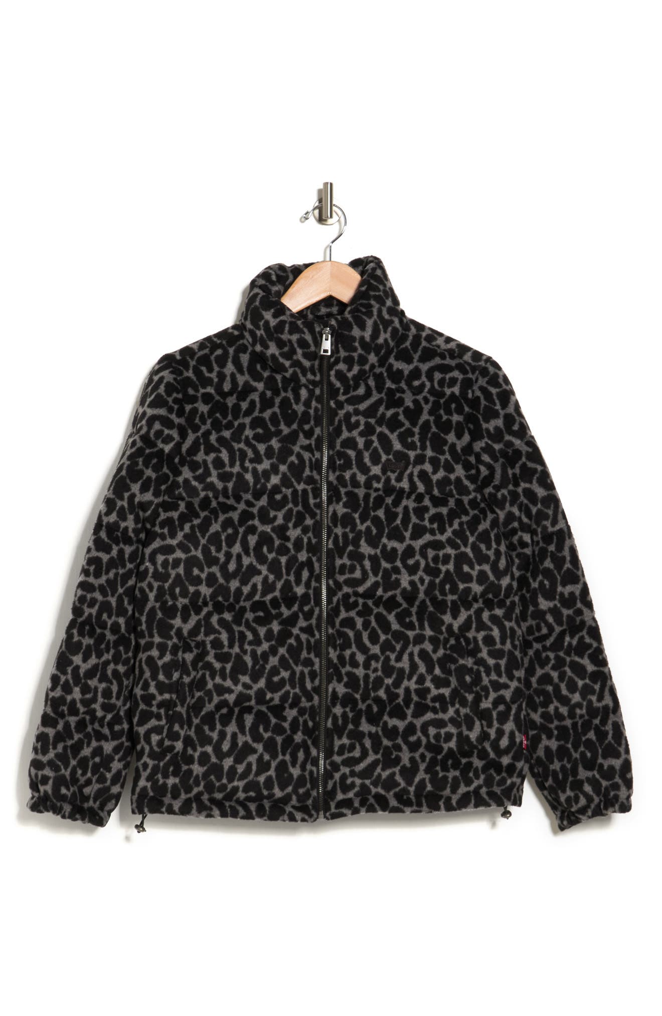 levi's leopard print jacket