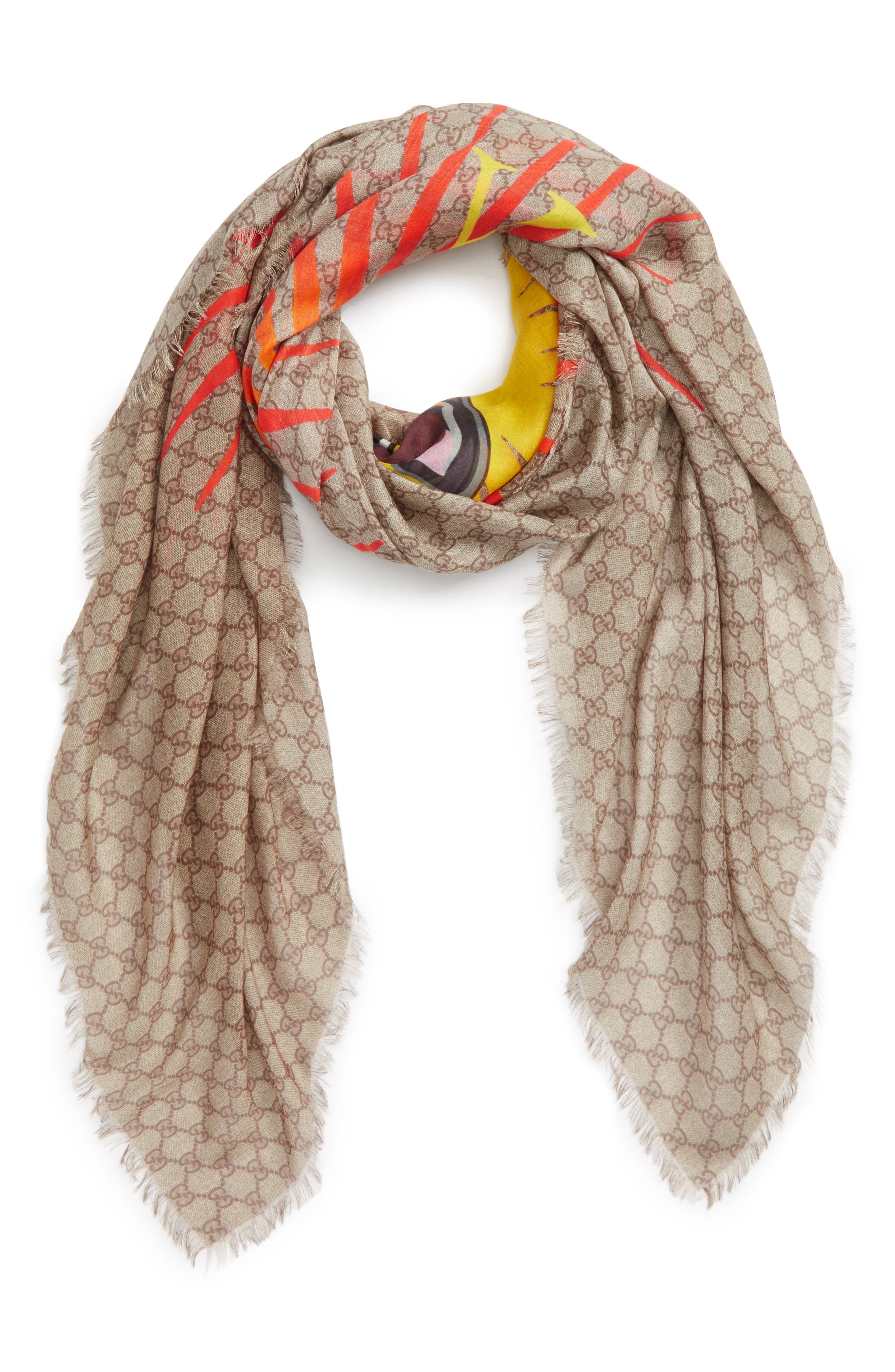 gucci cat scarf