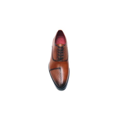Carlos Santana Arlo Cap-toe Oxford In Tan