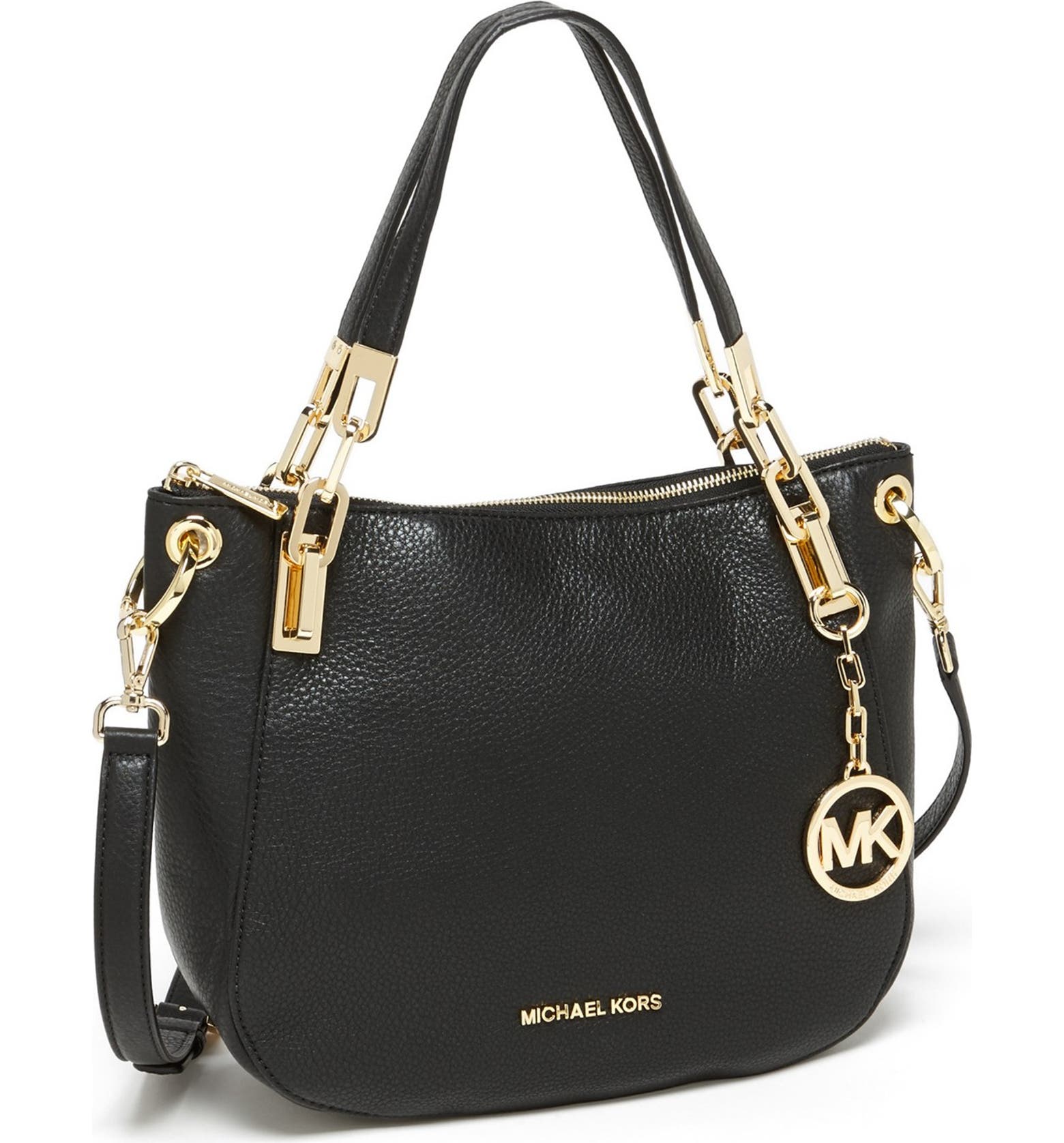 MICHAEL Michael Kors 'Brooke Medium' Leather Shoulder Bag Nordstrom