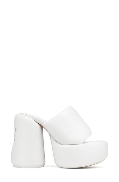 Shop Naked Wolfe Wow Platform Sandal In White