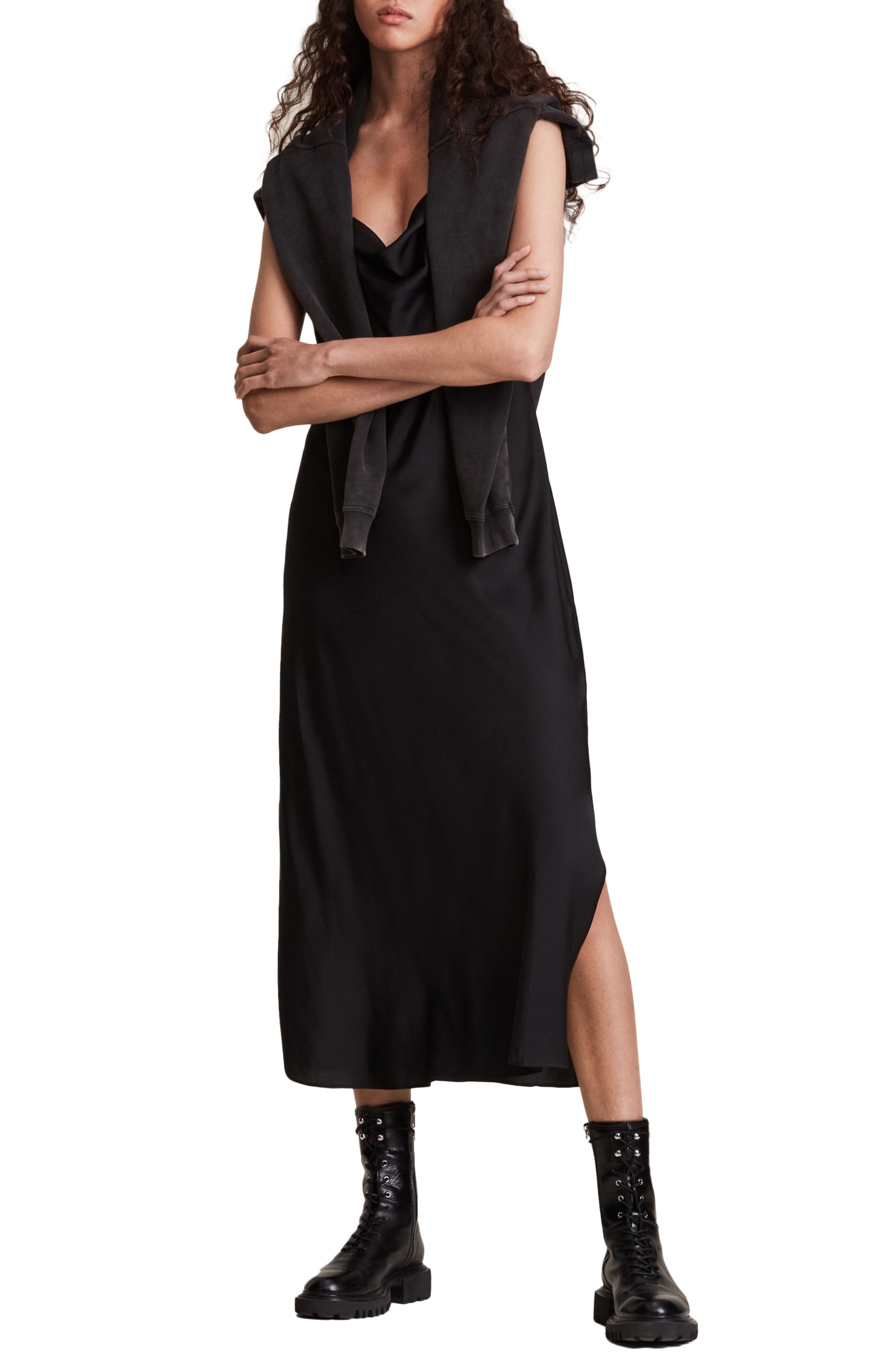 All Saints Black Dress