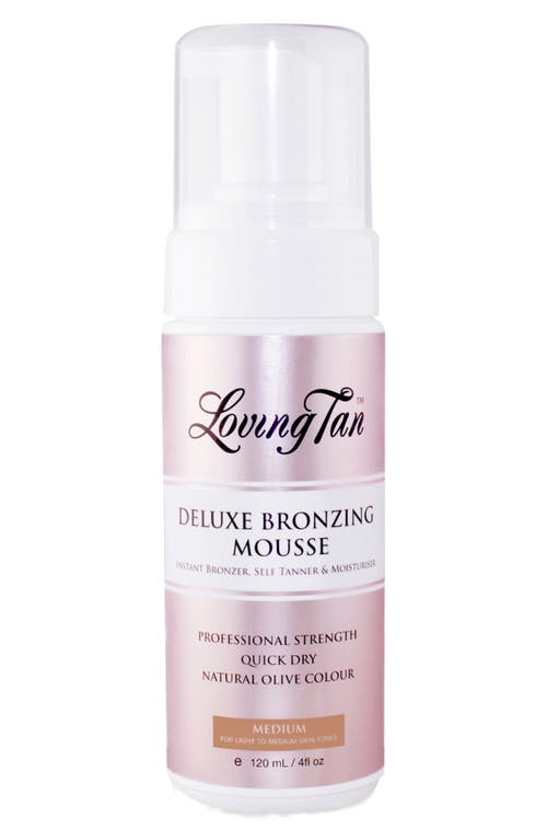 Loving Tan Deluxe Bronzing Mousse Self Tanner in Medium at Nordstrom, Size 4 Oz