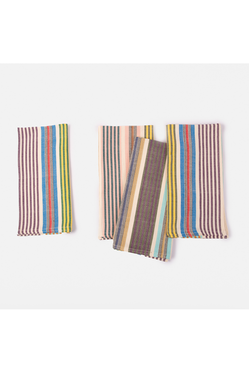 Shop Siafu Home Peremende Napkins Set Of 4 In Multi