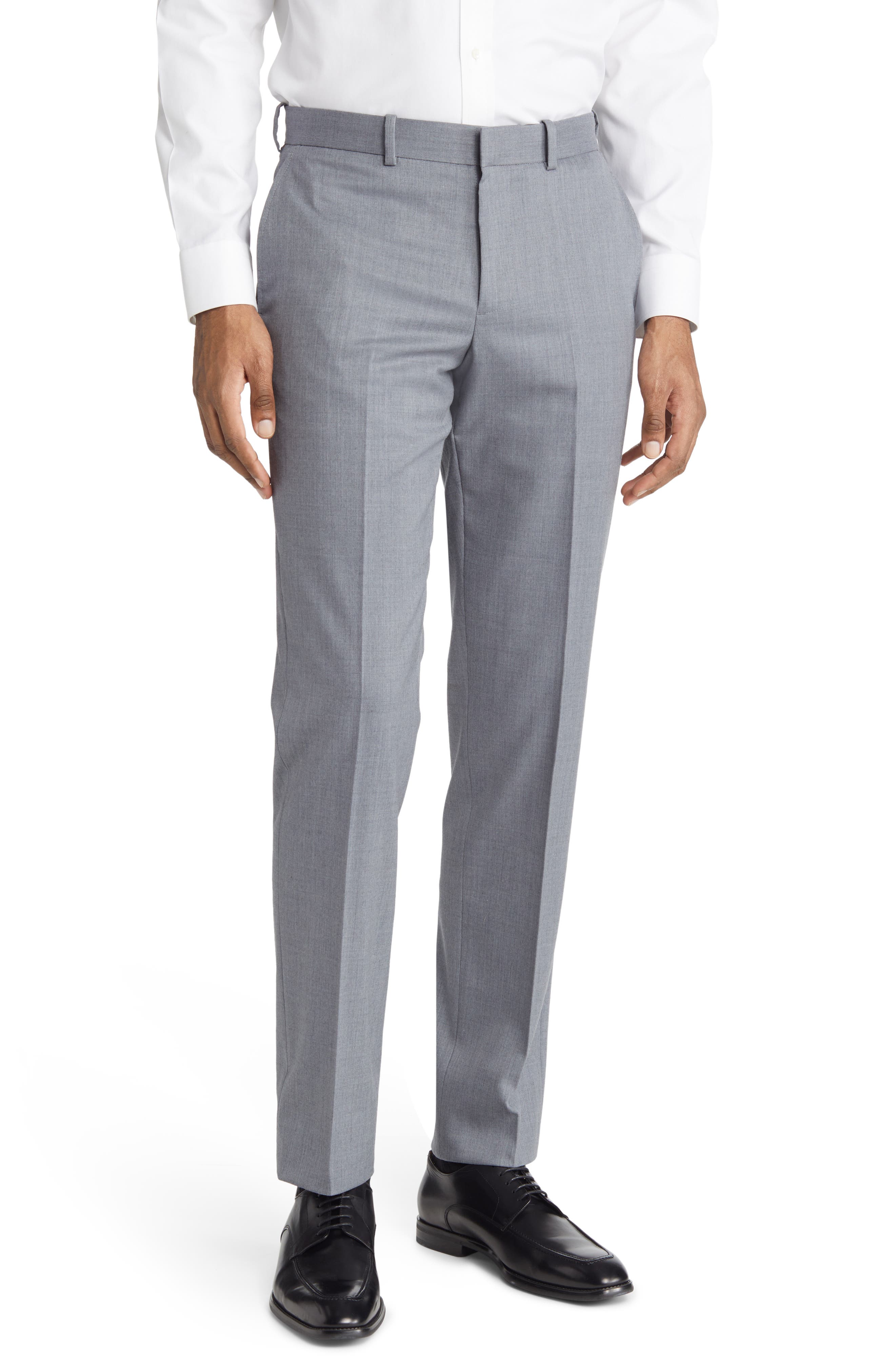 slim fit tapered dress pants