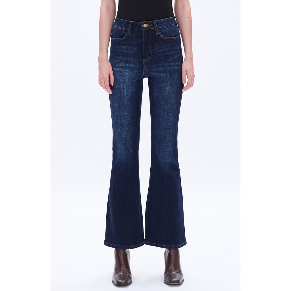 Bayeas High Waist Flare Jeans In Dark Wash