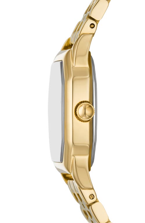 Shop Fossil Harlow Bracelet Watch, 27mm In Gold