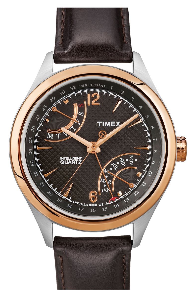 Timex® 'Intelligent Quartz' Perpetual Calendar Watch Nordstrom