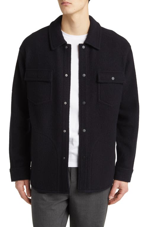 Reigning Champ Warden Boiled Wool Overshirt at Nordstrom,
