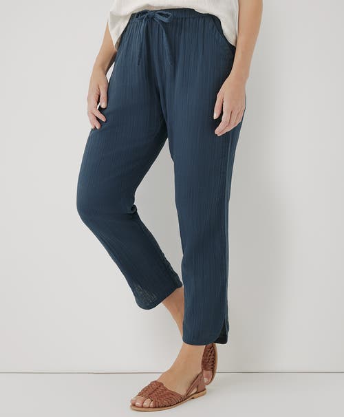 PACT PACT ORGANIC COASTAL DOUBLE GAUZE TAPERED PULL-ON PANT 