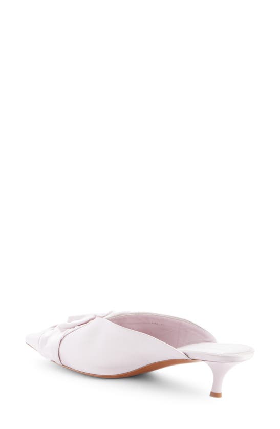 Shop Givenchy Show Twist Pointed Toe Kitten Heel Mule In Soft Lilac