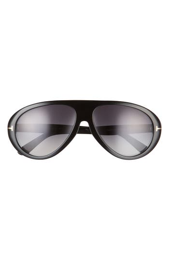 Tom Ford Camillo 60mm Pilot Sunglasses In Gray