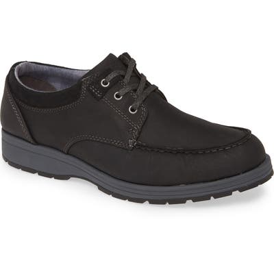 Hush Puppies Beauceron Water Resistant Moc Toe Derby, Black