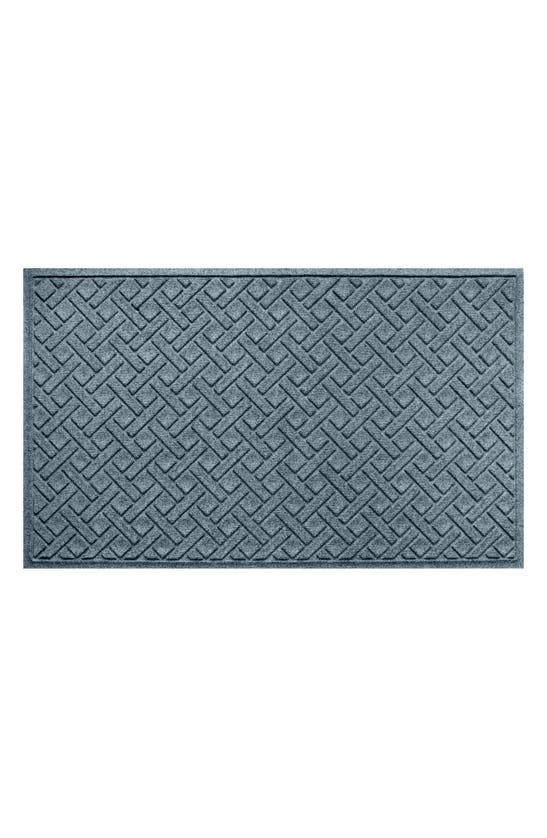 Bungalow Flooring Waterhog Lattice Floor Mat In Blue