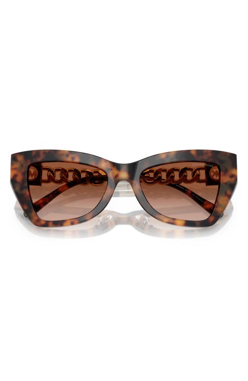 Michael Kors 52mm Butterfly Sunglasses In Brown Grad