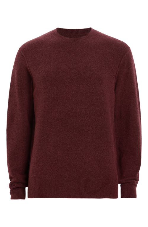 Shop Allsaints Patern Crewneck Sweater In Mars Red