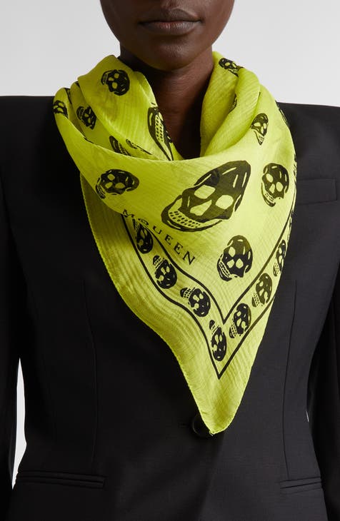 Alexander mcqueen silk scarves hotsell