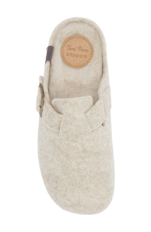 Shop Toni Pons Mima Wool Blend Clog Slipper In Ecru