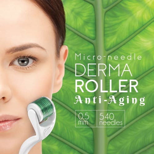 Pursonic Micro Needle Derma Roller 0.5 Mm In White