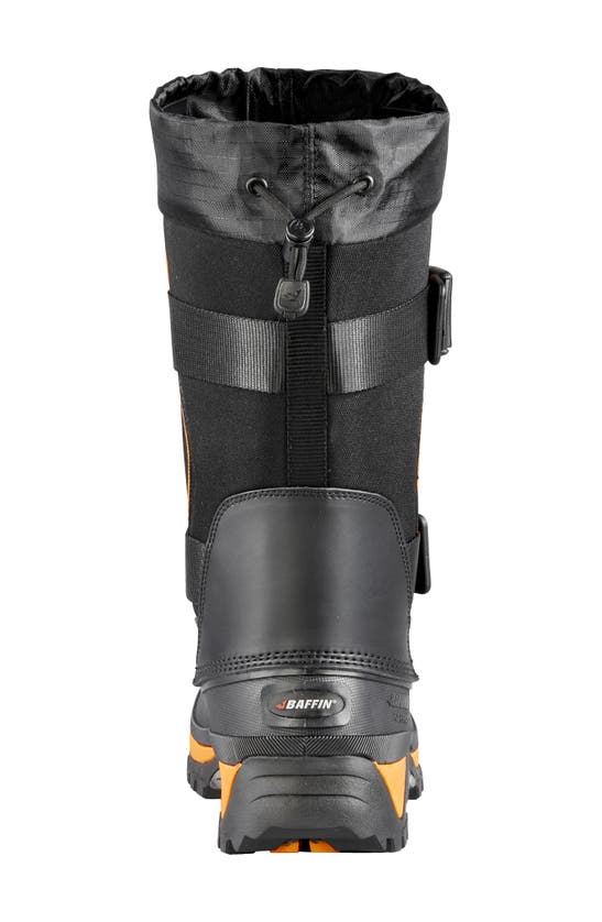 Shop Baffin Wolf Waterproof Snow Boot In Black/exp.gold