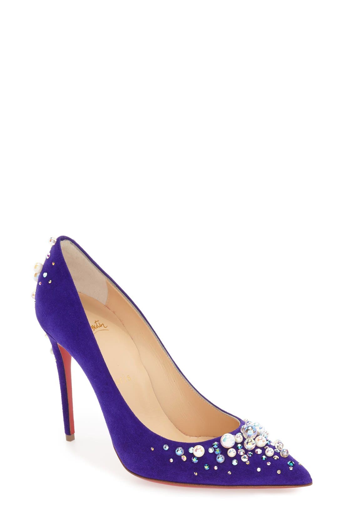 Christian Louboutin 'Candidate' Embellished Pump (Women) Nordstrom