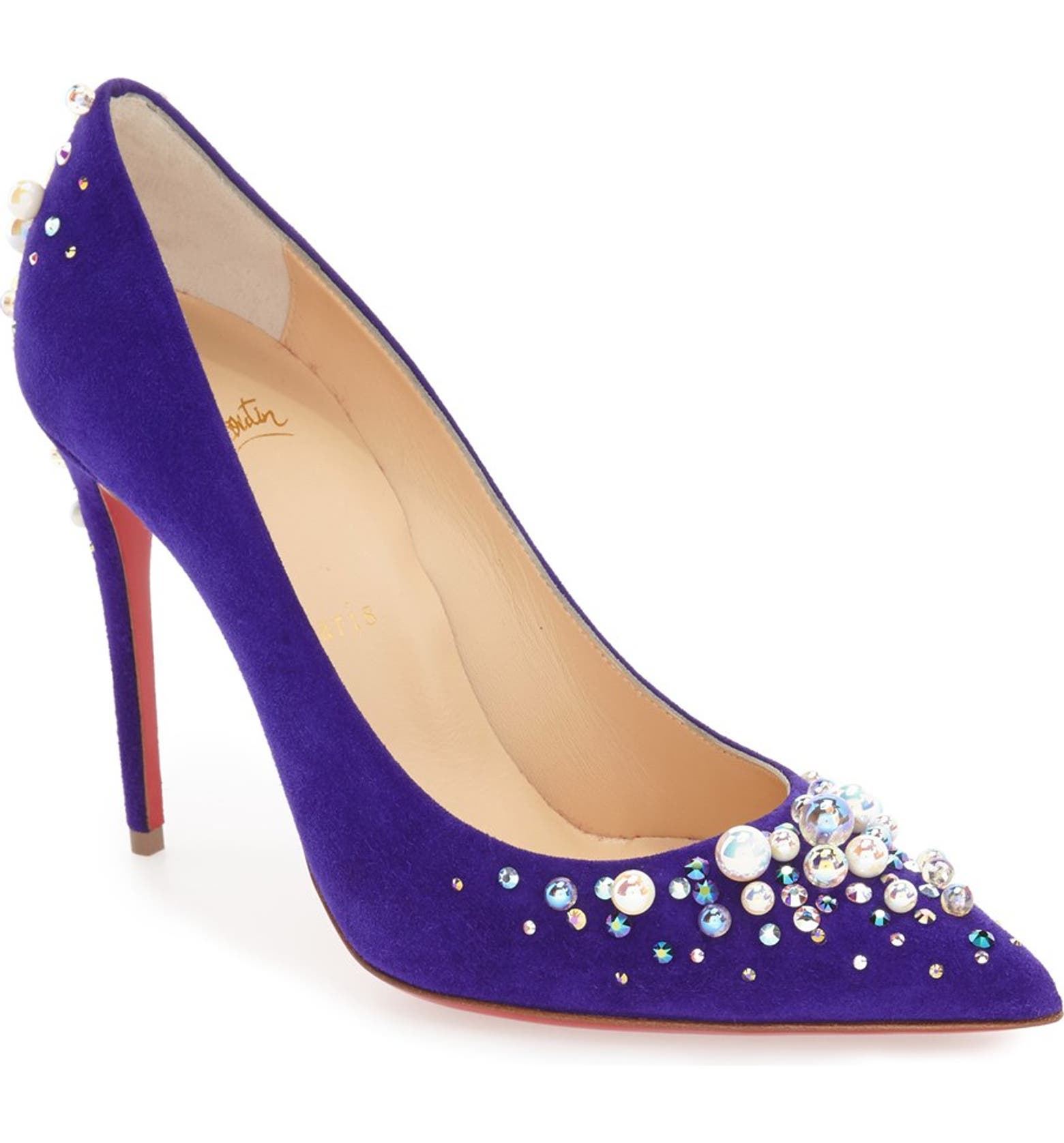 Christian Louboutin 'Candidate' Embellished Pump (Women) | Nordstrom