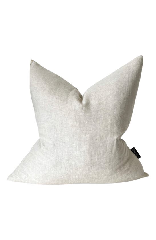 Modish Decor Pillows Linen Pillow Cover In White Tones