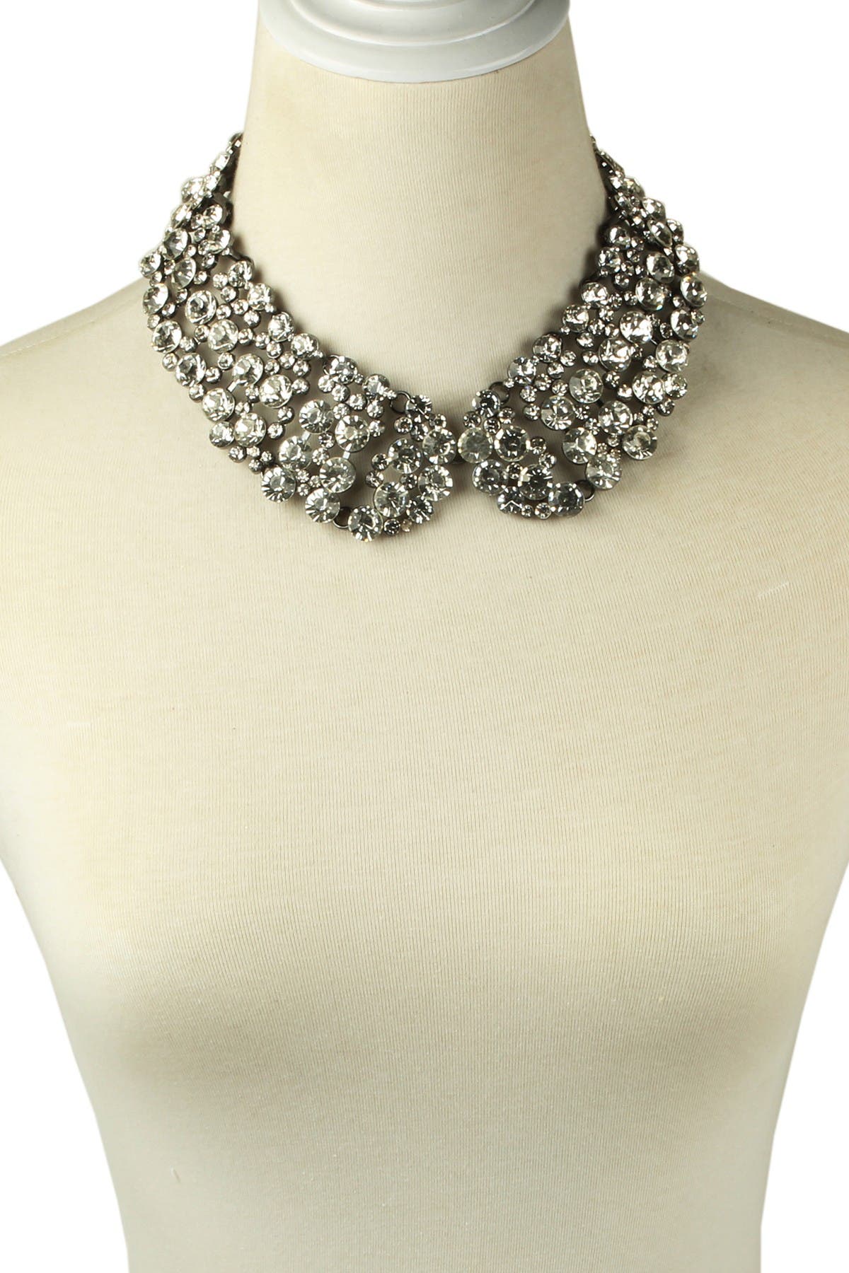 Eye Candy Los Angeles | Diana Crystal Cluster Collar Necklace ...