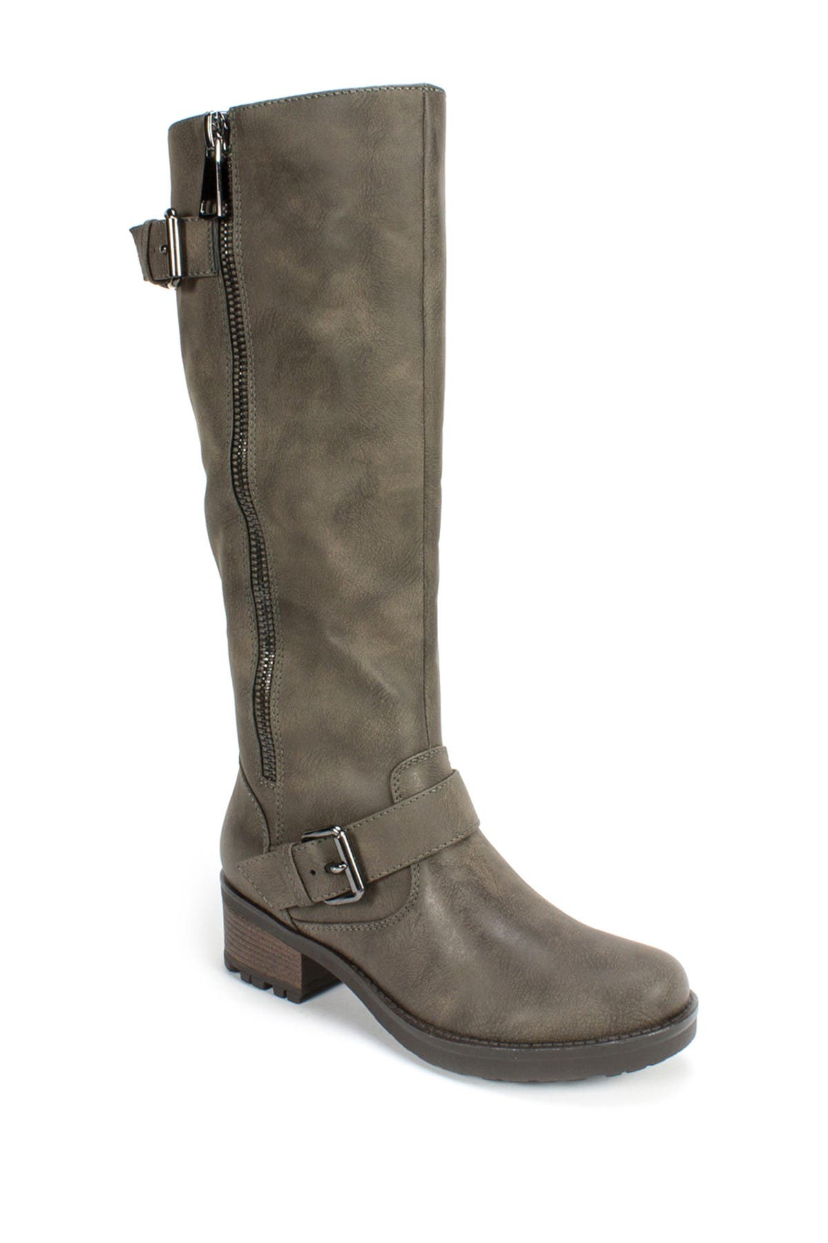 Blackbird Faux Leather Riding Boot 