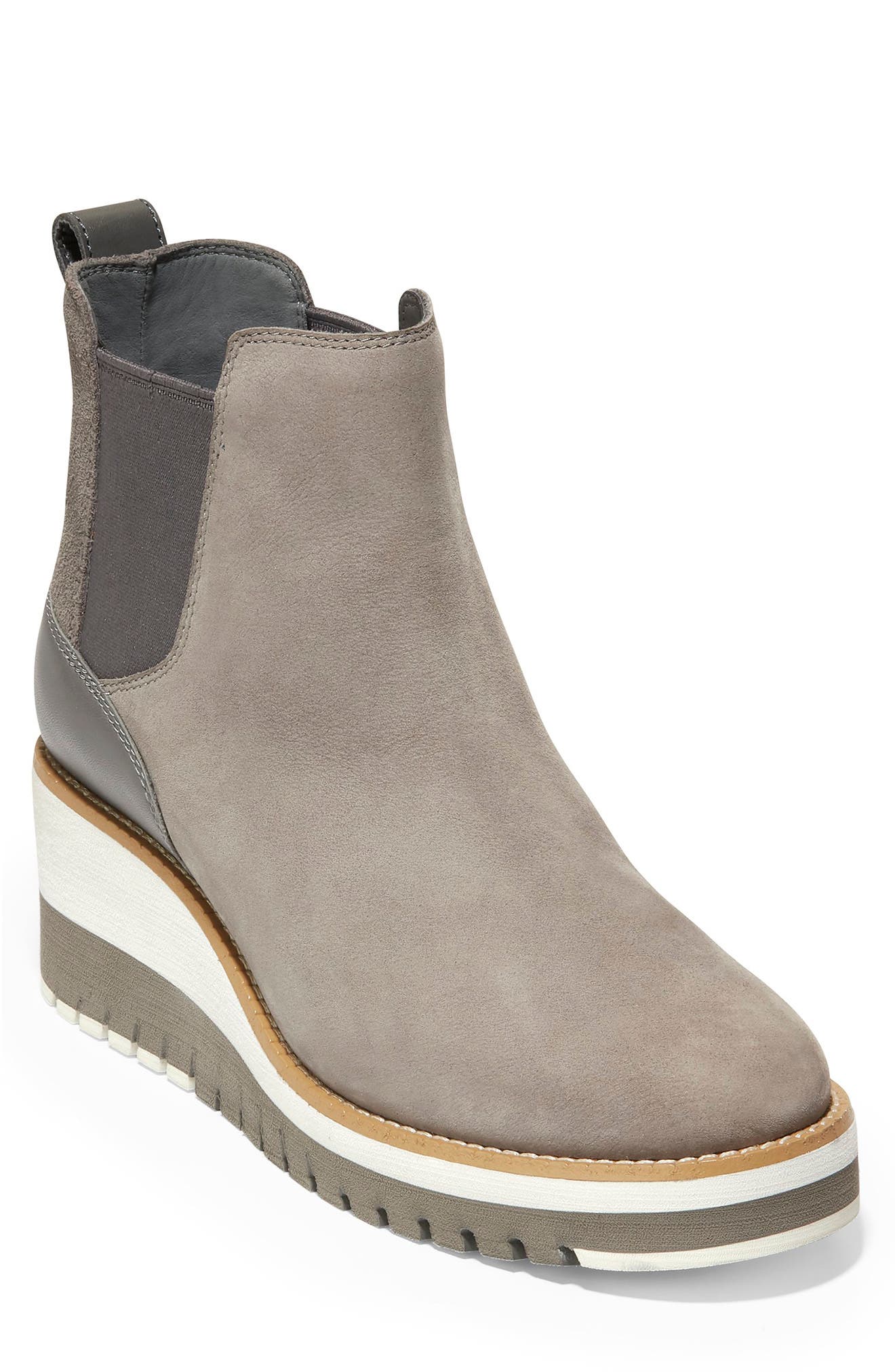 cole haan suede chelsea boot