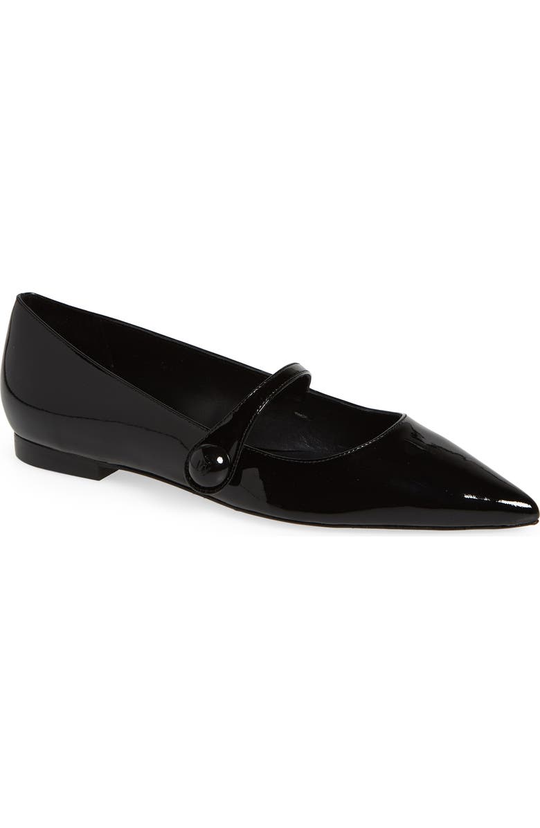 Stuart Weitzman Pointed Toe Mary Jane Flat, Main, color,