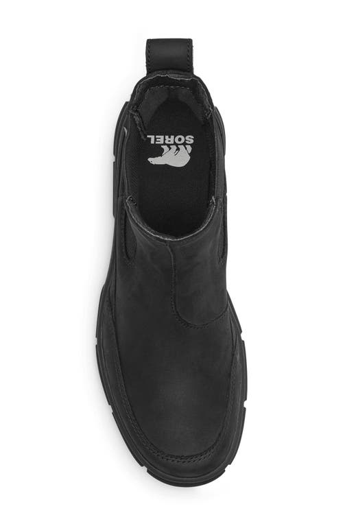Sorel Explorer Chelsea Boot In Black/ Black