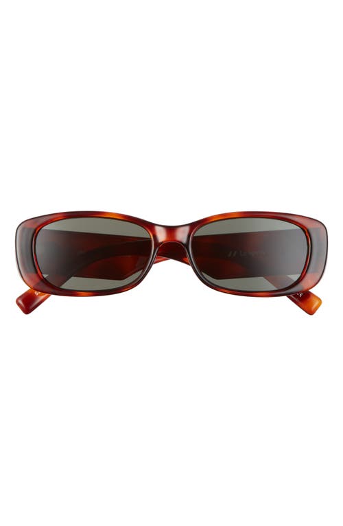 Le Specs Unreal 52mm Rectangular Sunglasses in Toffee Tort/Mono at Nordstrom