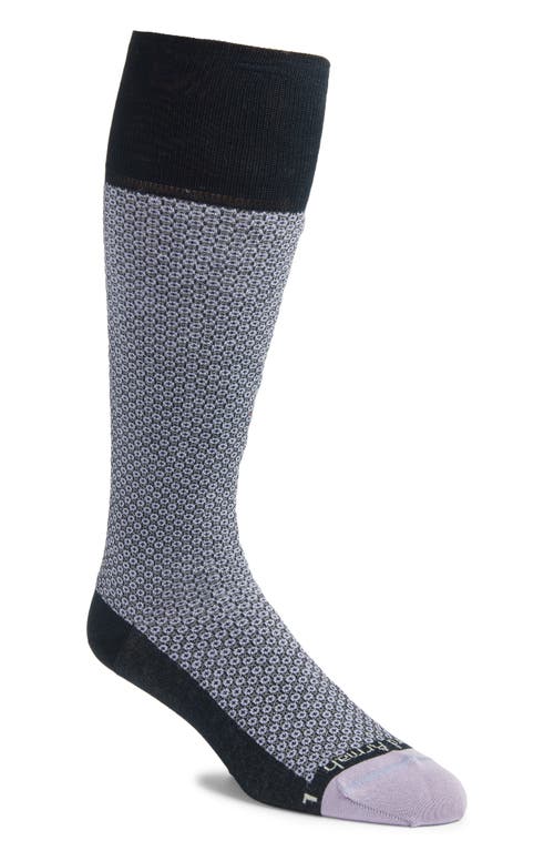 Neat Tall Compression Dress Socks in Navy/grey