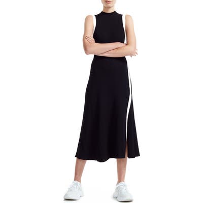 Maje Rose Knit Midi Dress, (fits like 2-4 US) - Black