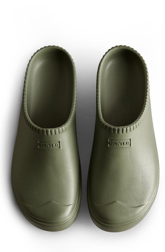 Hunter Gender Inclusive In/out Bloom Clog In Lichen Green | ModeSens