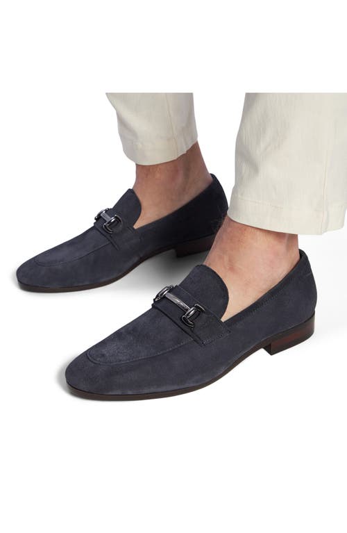 Shop Aldo Mullberry Apron Toe Bit Loafer In Navy