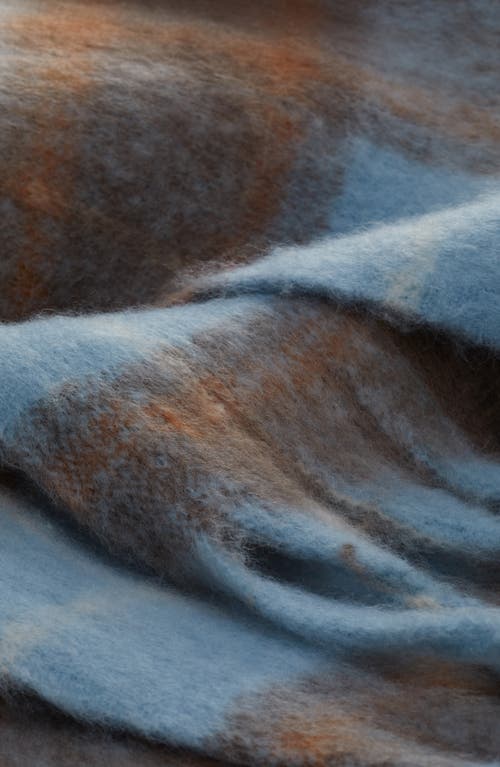 Upwest X Nordstrom Fireside Fleece Throw Blanket In Blue Plaid