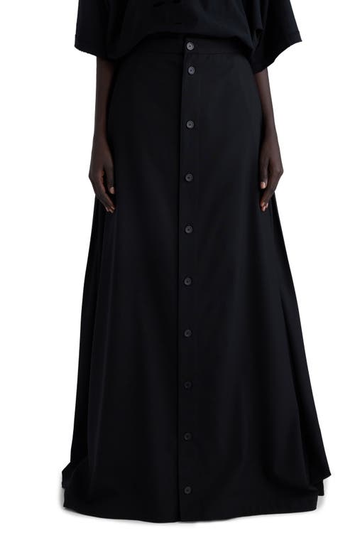 Balenciaga Hybrid Maxi Skirt Wool Barathea Pants Black at Nordstrom, Us