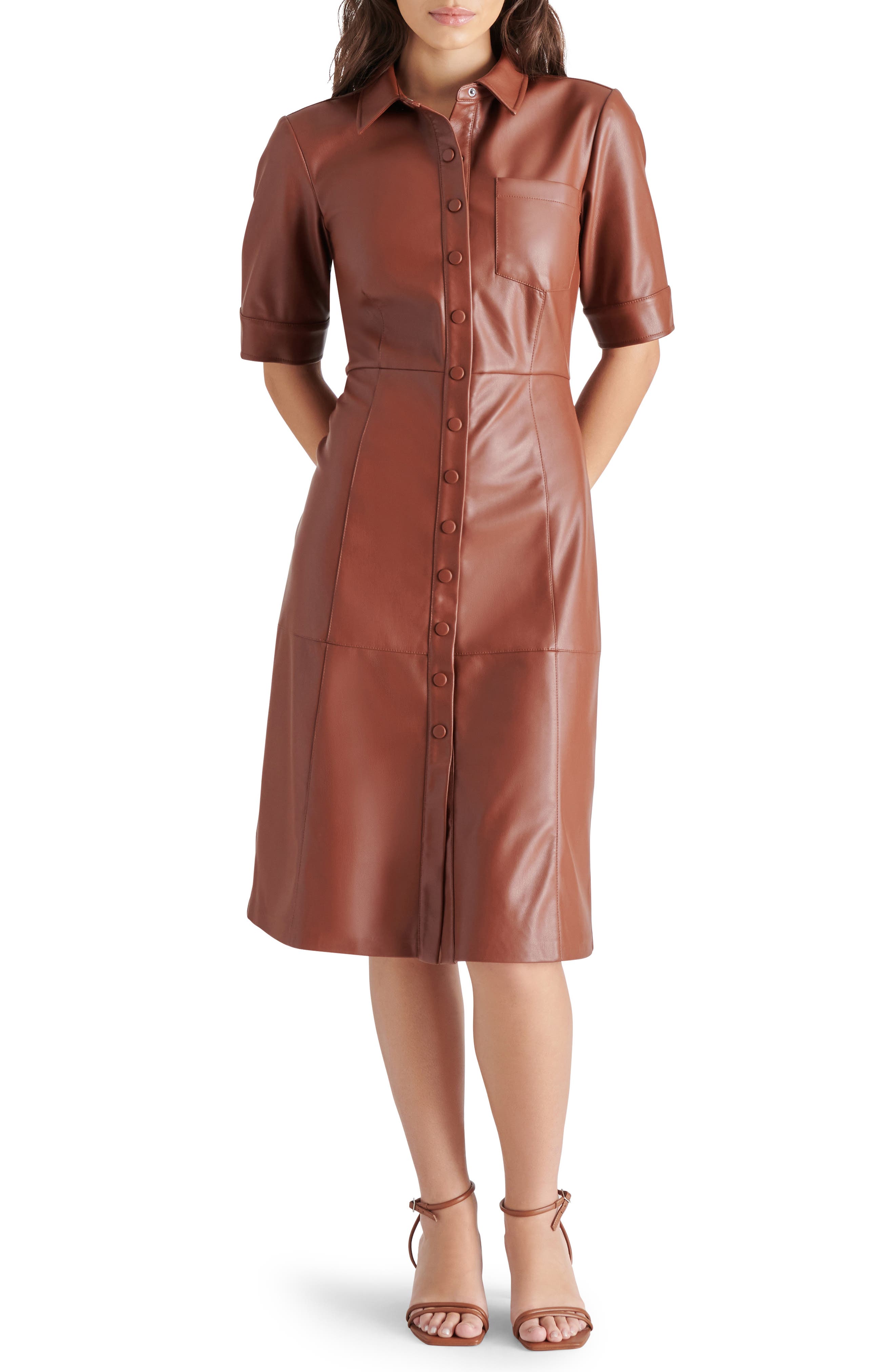 Women's Faux Leather Dresses | Nordstrom