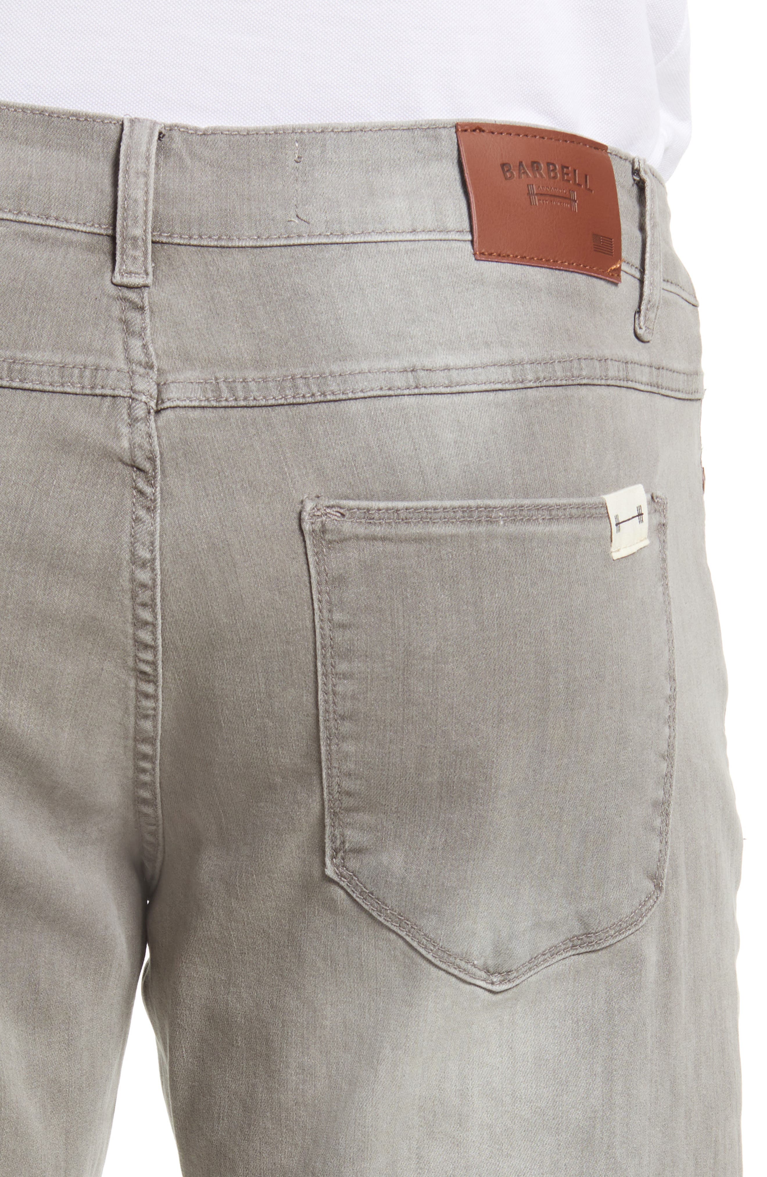 Barbell Apparel Men's Relaxed Athletic Fit Stretch Cotton Blend Jeans