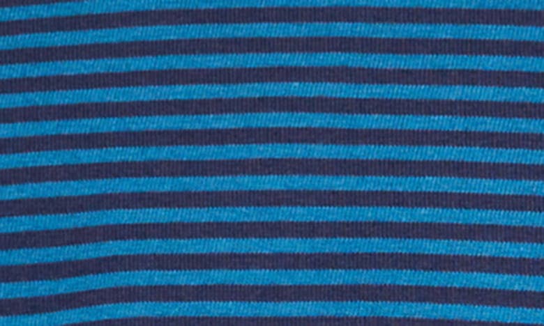 Shop Armor-lux Heritage Stripe T-shirt In Blue Glacial/ Marine Deep