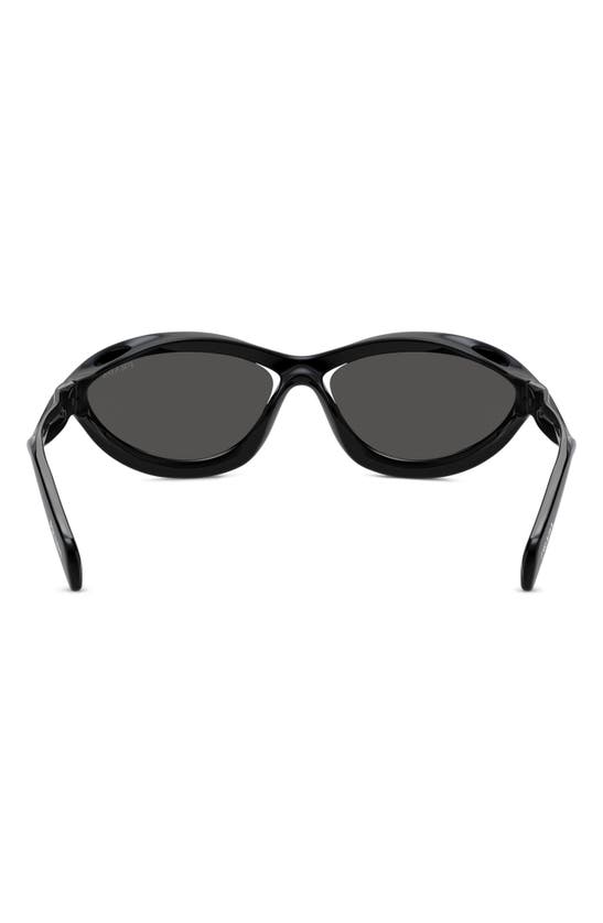 Shop Prada 60mm Cat Eye Sunglasses In Black